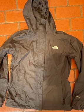 The North Face Men's Black Hooded Windbreaker Jacket